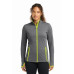 Sport-Tek Women's Sport-Wick Stretch Contrast Full-Zip Jacket.  LST853