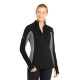 Sport-Tek Women's Sport-Wick Stretch Contrast 1/4-Zip Pullover. LST854