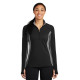 Sport-Tek Women's Sport-Wick Stretch Contrast 1/4-Zip Pullover. LST854
