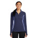 Sport-Tek Women's Sport-Wick Stretch Contrast 1/4-Zip Pullover. LST854