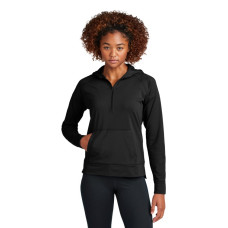 Sport-Tek Women's Sport-Wick Stretch 1/2-Zip Hoodie LST856