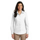 Port Authority Women's Long Sleeve Carefree Poplin Shirt. LW100