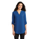 Port Authority Women's 3/4-Sleeve Tunic Blouse. LW701