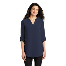 Port Authority Women's 3/4-Sleeve Tunic Blouse. LW701