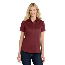 Port Authority Women's Short Sleeve SuperPro ReactTwill Shirt. LW809