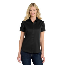 Port Authority Women's Short Sleeve SuperPro ReactTwill Shirt. LW809