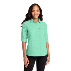 Port Authority Women's Long Sleeve UV Daybreak Shirt LW960