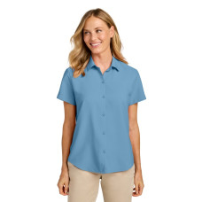 Port Authority Women's Short Sleeve UV Dockside Shirt LW963
