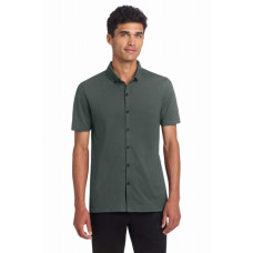 Mercer+Mettle Stretch Pique Full-Button Polo MM1006