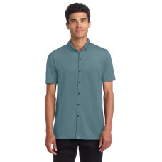 Mercer+Mettle Stretch Pique Full-Button Polo MM1006