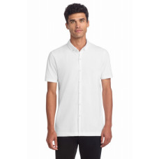 Mercer+Mettle Stretch Pique Full-Button Polo MM1006