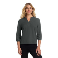 Mercer+Mettle Women's Stretch Crepe 3/4-Sleeve Blouse MM2011