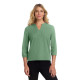 Mercer+Mettle Women's Stretch Crepe 3/4-Sleeve Blouse MM2011