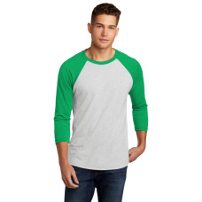 Next Level Apparel   Adult Tri-Blend 3/4-Sleeve Raglan Tee. NL6051