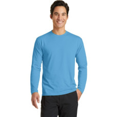 Port & Co Long Sleeve Performance Blend Tee. PC381LS