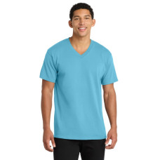 Port & Co Core Cotton V-Neck Tee. PC54V