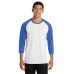 Port & Co Core Blend 3/4-Sleeve Raglan Tee. PC55RS