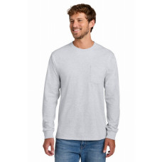 Port & Co Long Sleeve Essential Pocket Tee.  PC61LSP