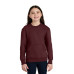 Port & Co Youth Core Fleece Crewneck Pocket Sweatshirt PC78YPKT