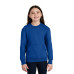 Port & Co Youth Core Fleece Crewneck Pocket Sweatshirt PC78YPKT