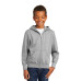 Port & Company - Youth Core Fleece Full-Zip Hooded Sweatshirt.  PC90YZH