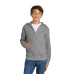 Port & Co Youth Core Fleece Full-Zip Hooded Sweatshirt.  PC90YZH