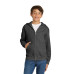 Port & Co Youth Core Fleece Full-Zip Hooded Sweatshirt.  PC90YZH