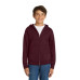 Port & Co Youth Core Fleece Full-Zip Hooded Sweatshirt.  PC90YZH