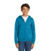Port & Co Youth Core Fleece Full-Zip Hooded Sweatshirt.  PC90YZH