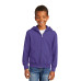 Port & Company - Youth Core Fleece Full-Zip Hooded Sweatshirt.  PC90YZH