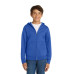 Port & Co Youth Core Fleece Full-Zip Hooded Sweatshirt.  PC90YZH