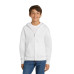Port & Co Youth Core Fleece Full-Zip Hooded Sweatshirt.  PC90YZH