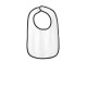 Rabbit Skins Infant Contrast Trim Terry Bib. RS1003