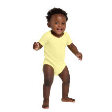 Rabbit Skins Infant Short Sleeve Baby Rib Bodysuit. RS4400