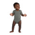Rabbit Skins Infant Short Sleeve Baby Rib Bodysuit. RS4400