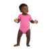 Rabbit Skins Infant Short Sleeve Baby Rib Bodysuit. RS4400