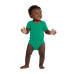 Rabbit Skins Infant Short Sleeve Baby Rib Bodysuit. RS4400