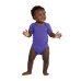 Rabbit Skins Infant Short Sleeve Baby Rib Bodysuit. RS4400