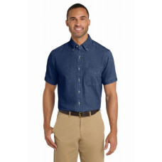 Port & Co Short Sleeve Value Denim Shirt. SP11