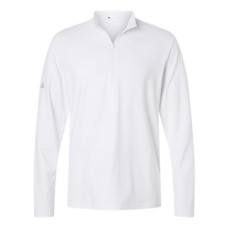 Men's Textured Stripe Quarter-Zip Pullover