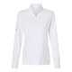 Women's Textured Stripe Quarter-Zip Pullover