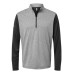 Men's Ultimate365 Heather Block Print Quarter-Zip Pullover