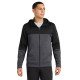 Sport-Tek Tech Fleece Colorblock Full-Zip Hooded Jacket. ST245
