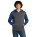 Sport-Tek  Tech Fleece Colorblock 1/4-Zip Hooded Sweatshirt. ST249