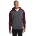 Sport-Tek  Tech Fleece Colorblock 1/4-Zip Hooded Sweatshirt. ST249