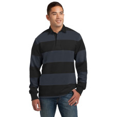 Sport-Tek Classic Long Sleeve Rugby Polo. ST301