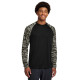 Sport-Tek Drift Camo Colorblock Long Sleeve Tee ST376LS
