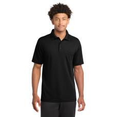 Sport-Tek  PosiCharge  RacerMesh  Pocket Polo. ST640P