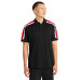 Sport-Tek Tricolor Shoulder Micropique Sport-Wick Polo. ST658