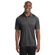 Sport-Tek Heather Colorblock Contender Polo. ST665